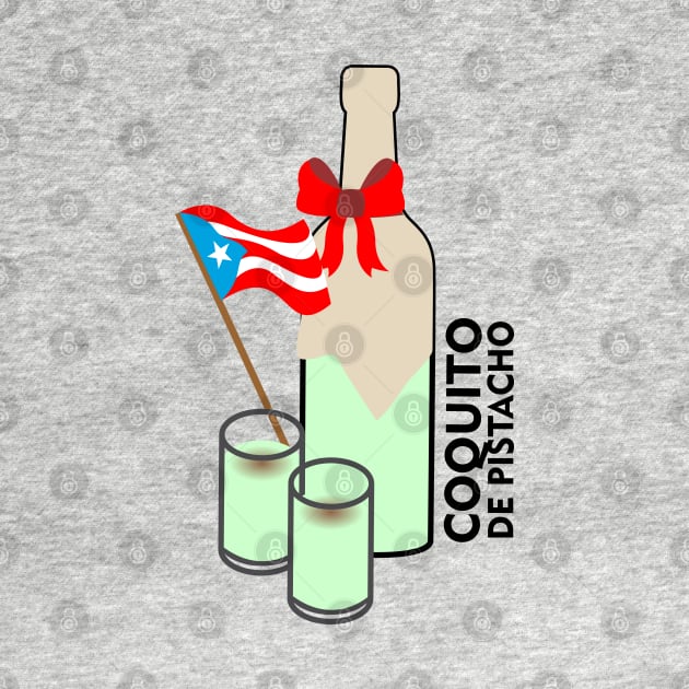 Coquito Puerto Rico Pistachio Drink Cocktail Boricua Food by bydarling